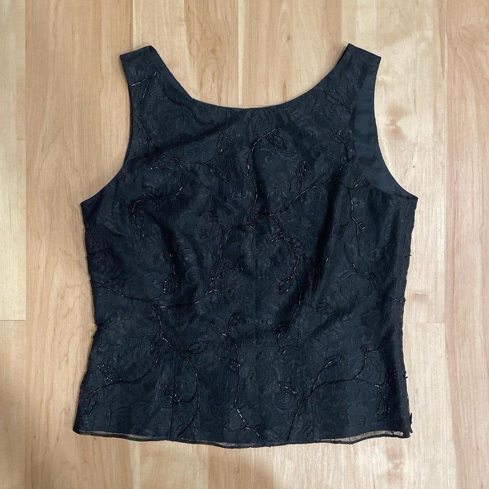 Ann Taylor Beaded Tank Top